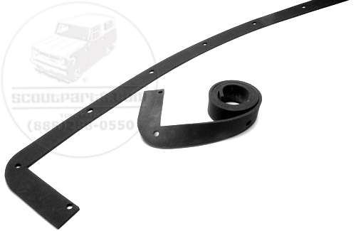 Roof Rail Weatherstripping For 1965-1966 Chevrolet Impala.