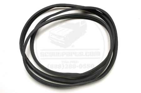 Rear Glass Channel Seal For 1960 To 1962 Ford Falcon Sedan.
